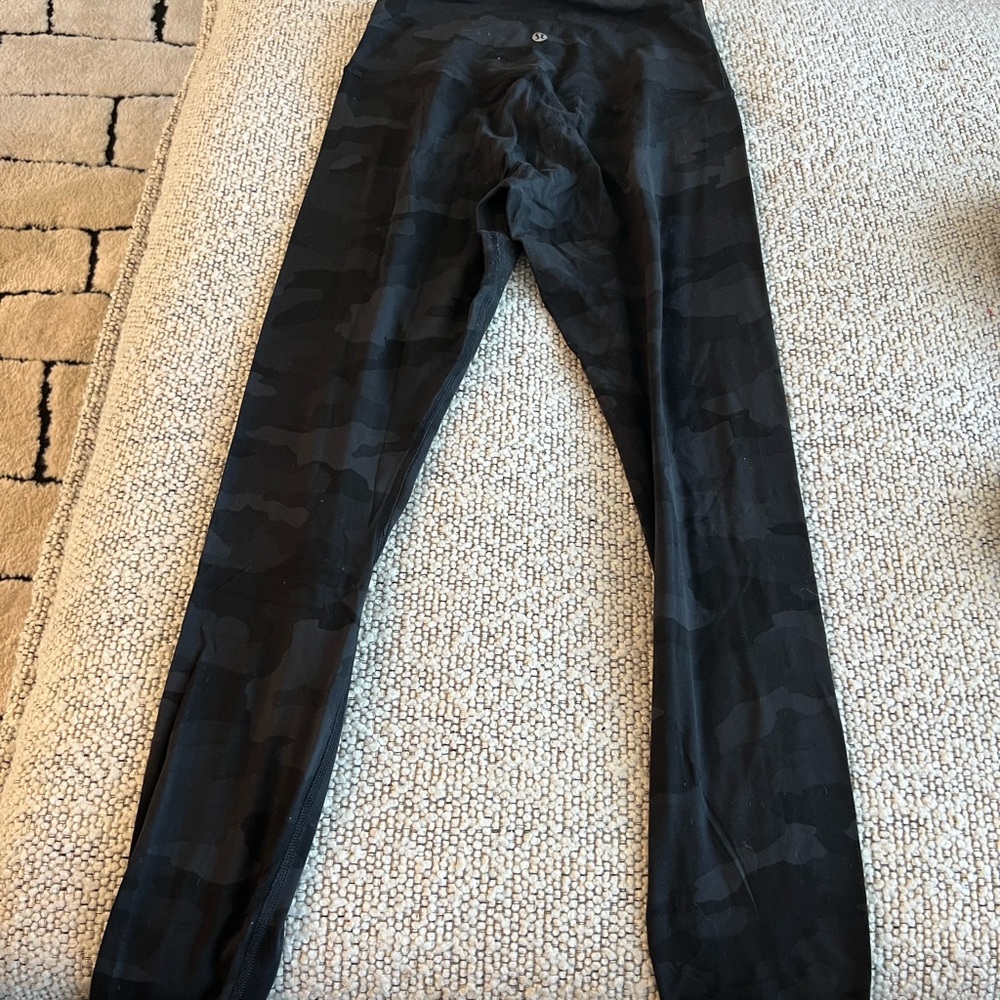 Lululemon Black Camo Leggings